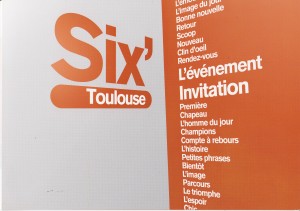 Carton 6'Minutes Toulouse