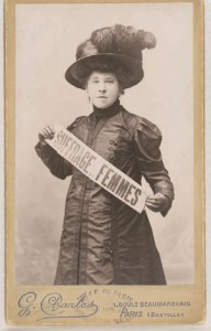 Hubertine Auclert "Suffrage femmes"