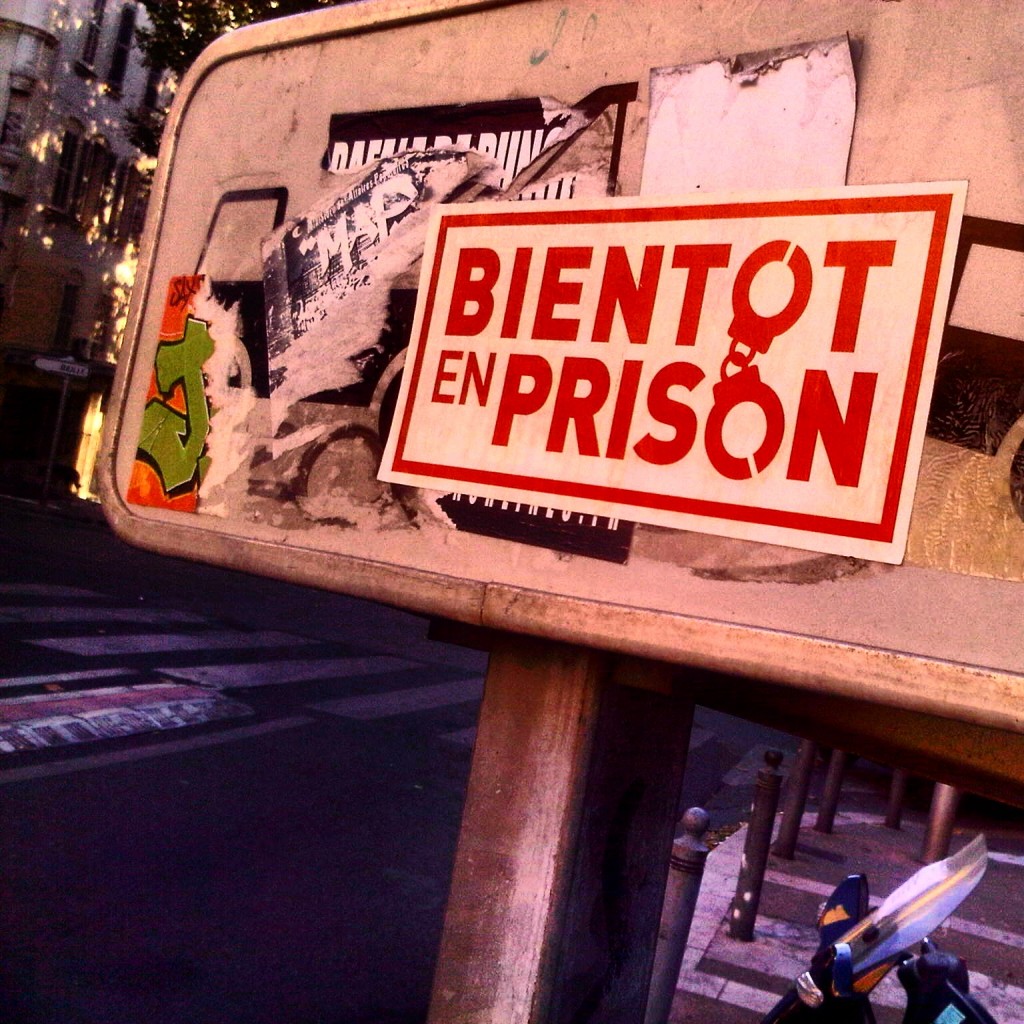 "Bientôt en prison" Cours Julien - Marseille 6e 31/08/2012