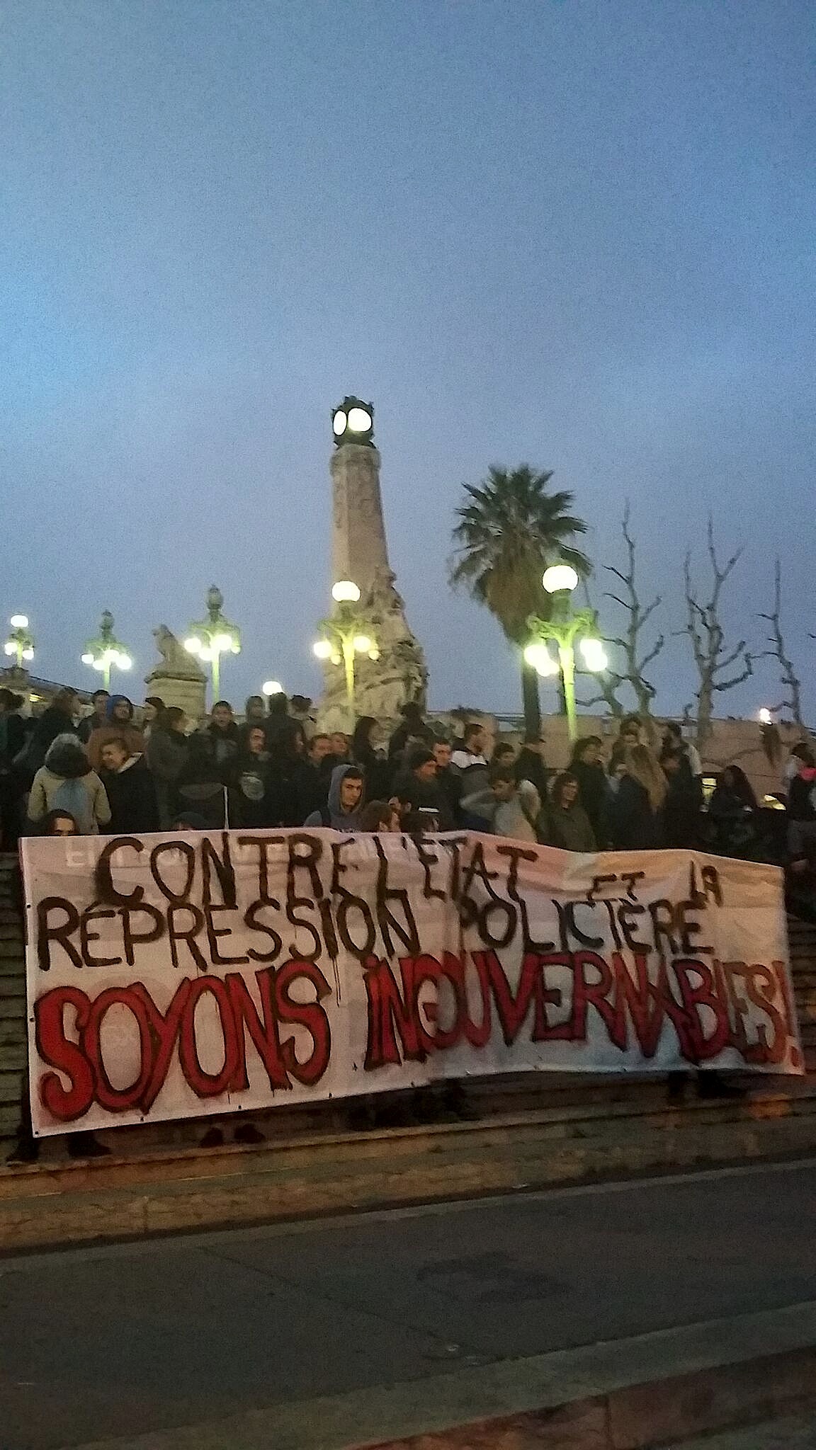 "Contre l'état et la répression policière, soyons ingouvernables" Marche Marseille 17/03/2017