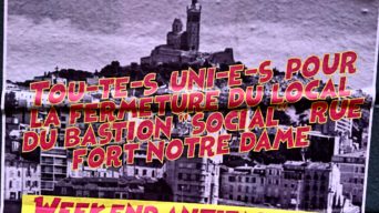 Affiche week-end antifasciste à Marseille